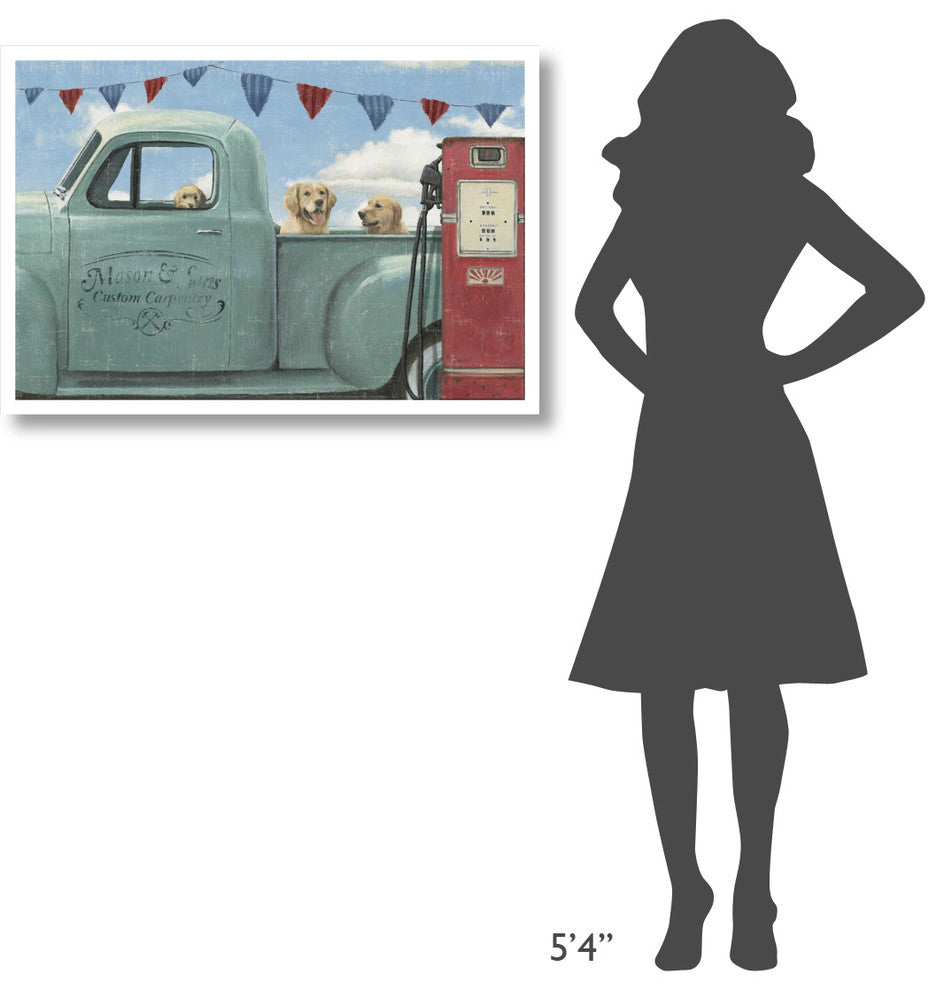 "Lets Go for a Ride II" Digital Paper Print by James Wiens, 38"x26"