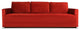 Nativa Interiors Adalyn 84" Sofa, Red, Deep Plush Depth