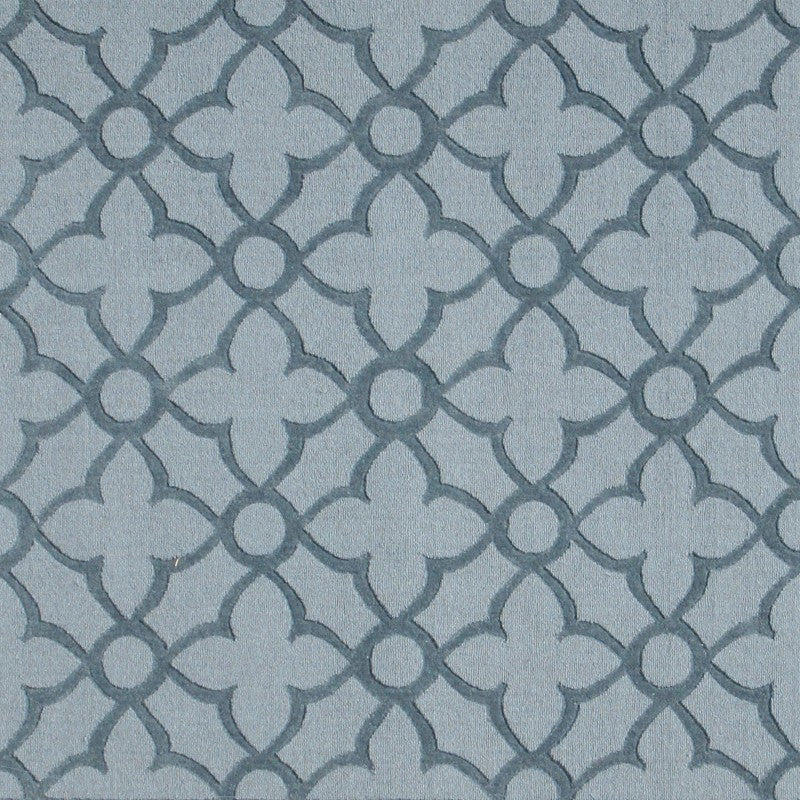 DecorShore Flamenco Collection Hana Dark Gray Handloom Wool Area Rug, 5'x8'