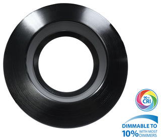 DCR56(v2) Black High-Output LED Recessed Downlight, 2700K