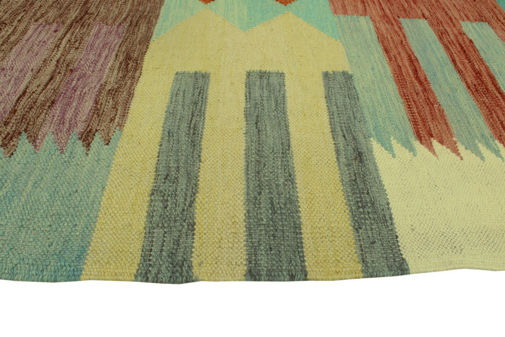 Winchester Kilim Pari Rust/Brown Rug, 3'3x4'10