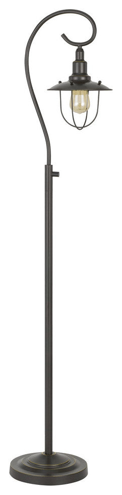 58" Bronze Traditional Shaped Floor Lamp