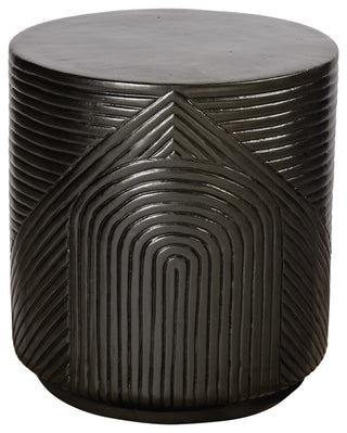 Serenity Ceramic Textured Patio Stool