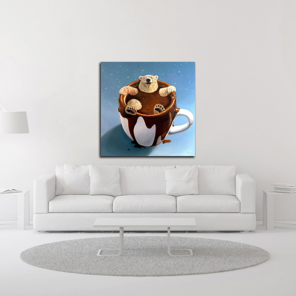 Chocolate Spa by Lucia Heffernan, Print on Canvas, 24"x24"