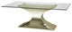 Praetorian Gold Metal Dining Table, HGSX225