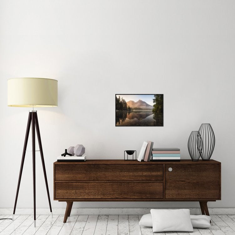 "Glowing Mist" Framed Canvas Giclee by Daniel F., 25x17"
