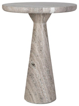 Uttermost 50023 Stour 17" Diameter Marble Accent Table - Neutral