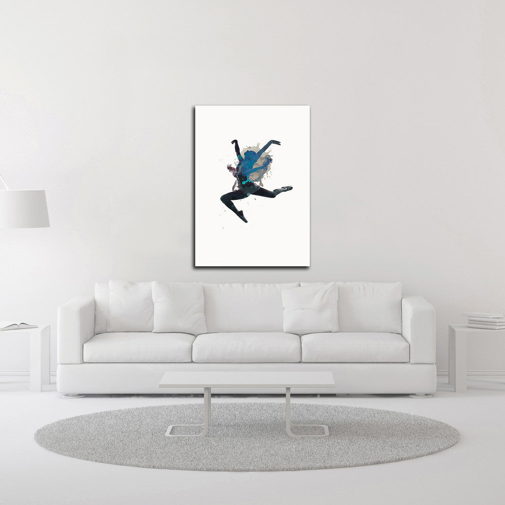 Ballerina Floating by Design Fabrikken, Print on Canvas, 20" x 28"