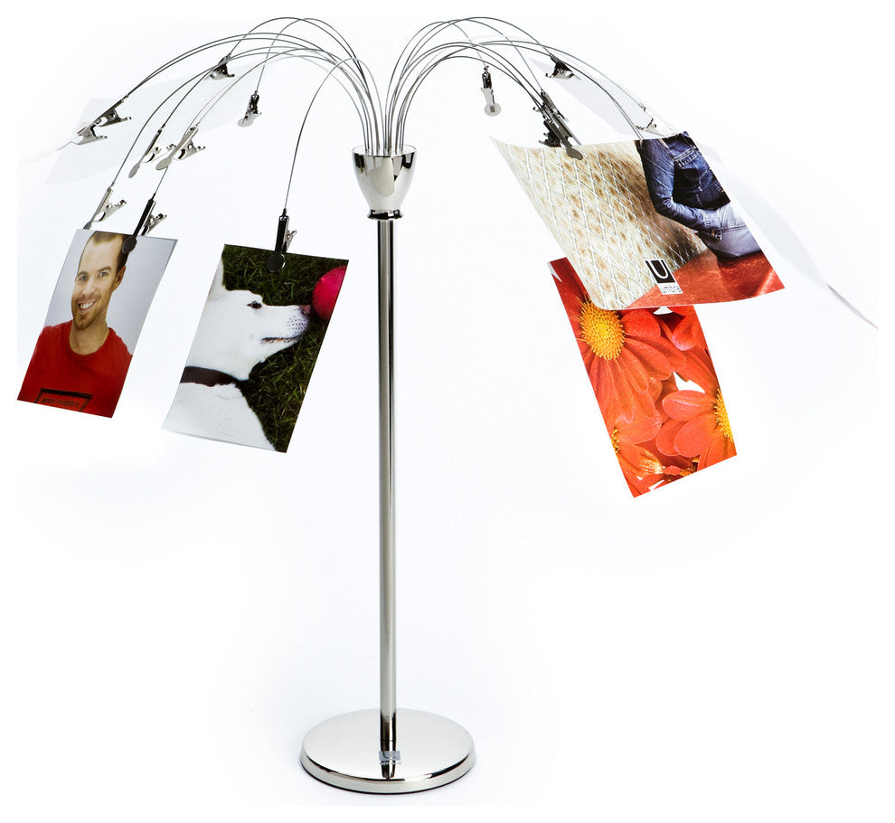 Fotofalls Desk Photo Frame, Nickel