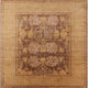 Ahgly Company Indoor Square Mid-Century Modern Area Rugs, 7' Square