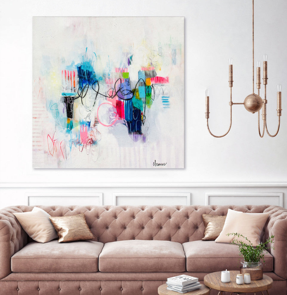 Possibilities of the Heart - 84 x 84 by Cynthia Anne Brown