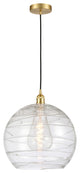 Innovations 616-1P-SG-G1213-14-LED 1-Light Pendant, Satin Gold