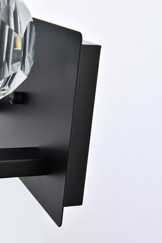 Elegant Lighting 3509W18 Graham 3 Light 6" Tall Wall Sconce - Gold / Clear