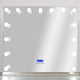 Hollywood USB Touchscreen Light Up Mirror, Gray Stand