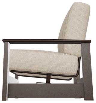 Leeward Deep Seat Outdoor Armchair with Hidden Motion, Bliss Sand/Kona