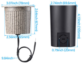 LEONLITE 6-Pack LED Low Voltage Landscape Pathway Lights