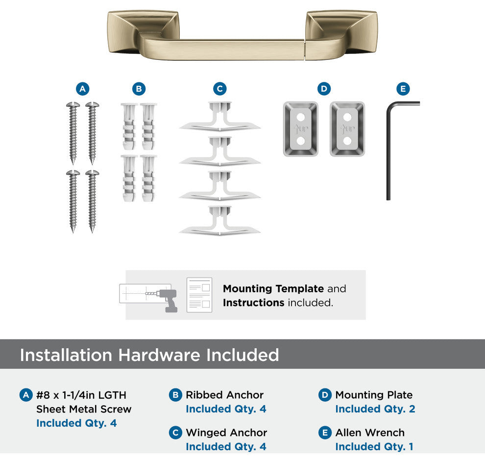 Amerock Highland Ridge Transitional Pivoting Double Post Toilet Paper Holder, Go