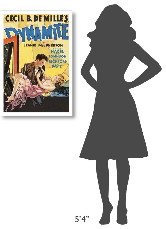 "Vintage Film Posters: Dynamite" Digital Paper Print, 22"x32"