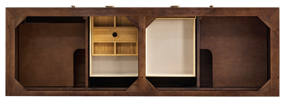 Amberly 30" Single Vanity, Mid-Century Walnut, 72", No Top