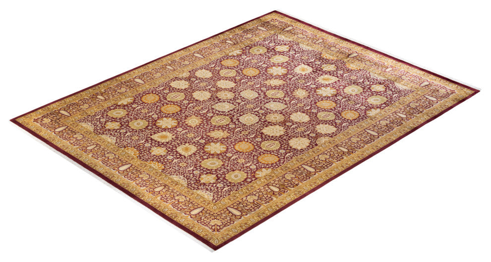 Mogul, One-of-a-Kind Hand-Knotted Area Rug Orange, 9'1"x11'10"