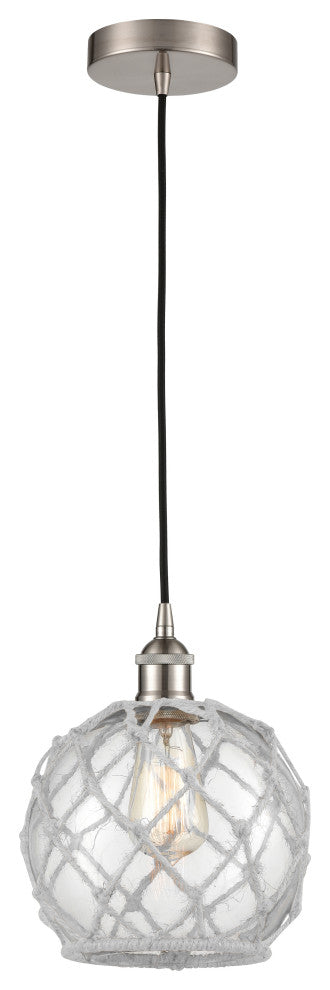 Innovations 616-1P-SN-G122-8RW-LED 1-Light Mini Pendant, Brushed Satin Nickel