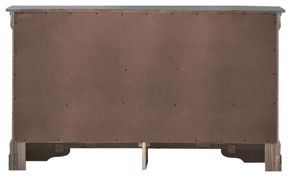 Verona 6-Drawer Dresser, Charcoal