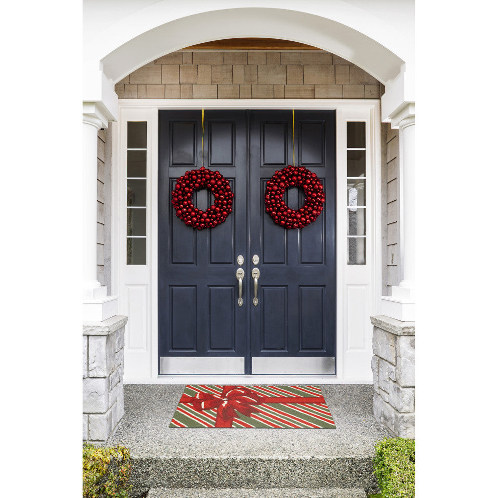 Frontporch Giftbox Indoor/Outdoor Rug Red 2''x3''