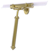 Shower Squeegee with Smooth Handle, Satin Brass