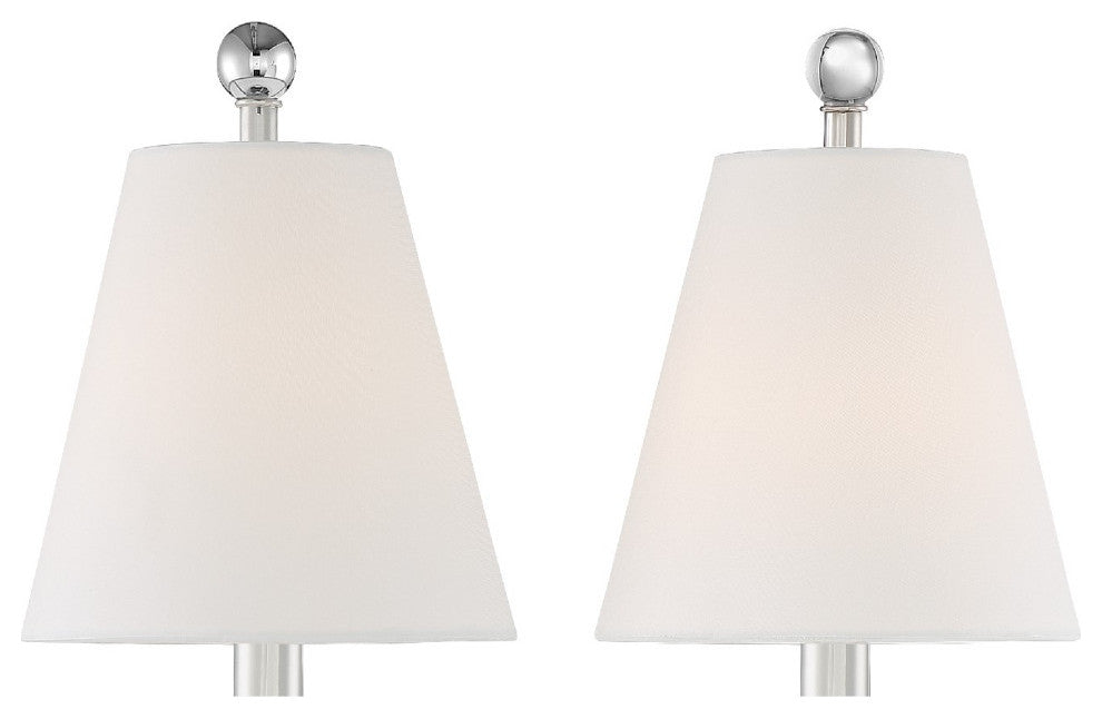 Crystorama Riverdale Two Light Wall Mount RIV-383-PN