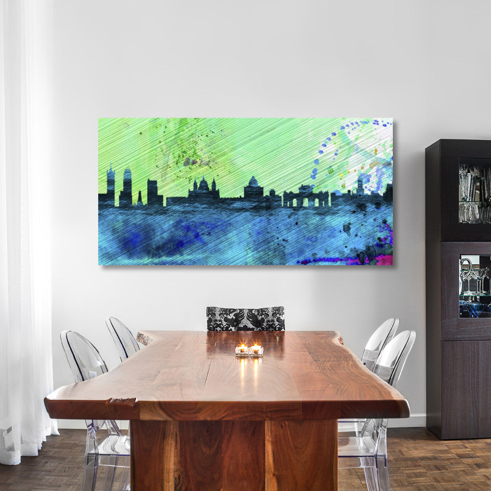 "Madrid City Skyline" Fine Art Print