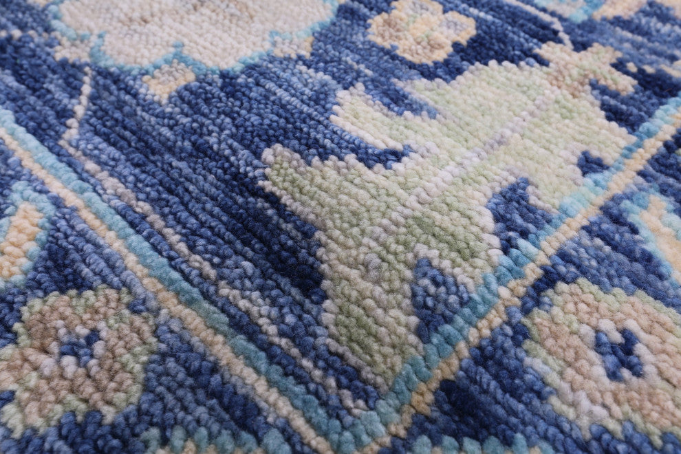 Handmade Turkish Oushak Wool Rug 12' 0" X 15' 0" - Q13482