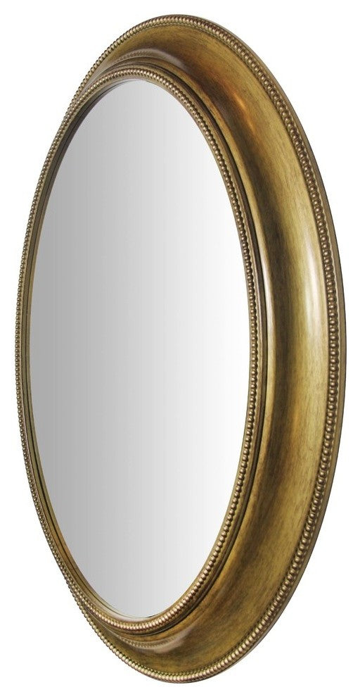 30" Gold Sonore Antique Wall Mirror