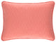 Birdie Coral Quilted Sham