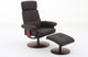 Roma Recliner in Brown Polyurethane by "Comfort Chair" Collection, Brown