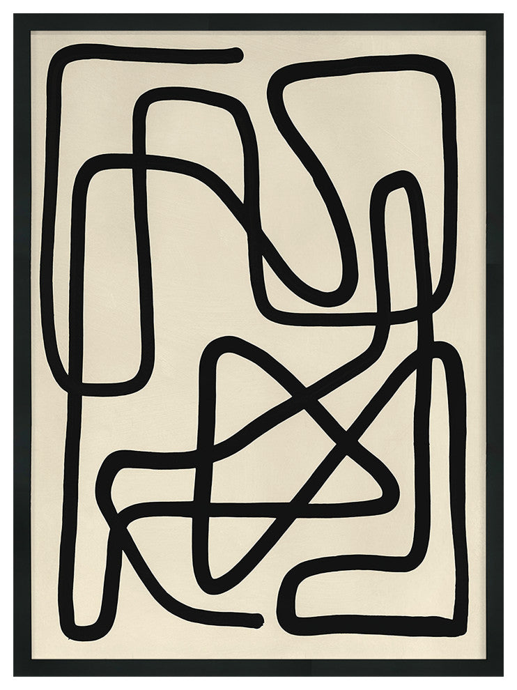Smooth Moves 1 Fine Art Print, Black, 30"x22"