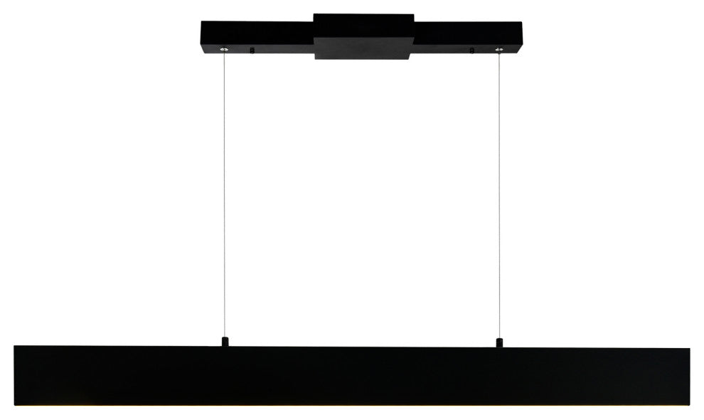 Krista LED Chandelier With Satin Black Finish