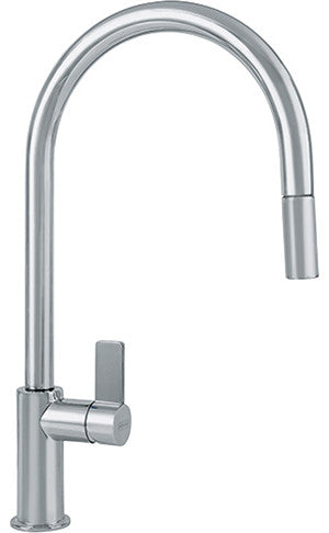 Franke FF3180 Ambient Single Handle Pull-Down Kitchen Faucet, Satin Nickel