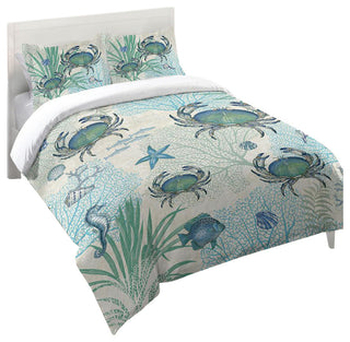Blue Crab Comforter, Queen