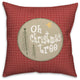 Christmas Quilt Pattern 5 16x16 Spun Poly Pillow