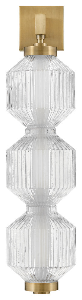 Fredrick Ramond Reign Small Led Convertible Pendant, Lacquered Brass