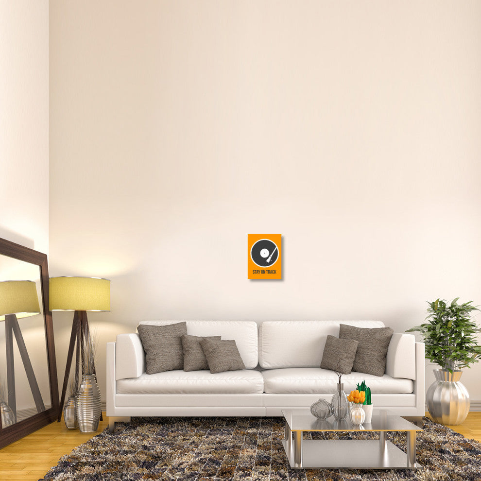 "Stay On Track Vinyl Poster 1" Fine Art Print