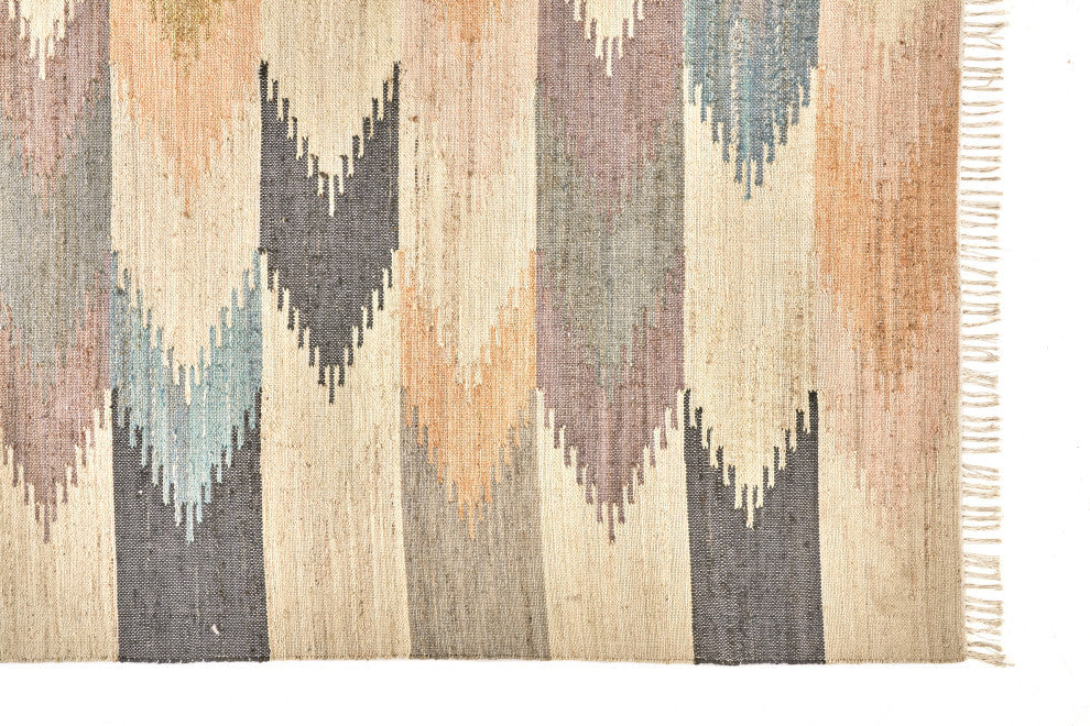 Weave & Wander Miska Pastel Navajo Bohemian Rug, 9'x12'
