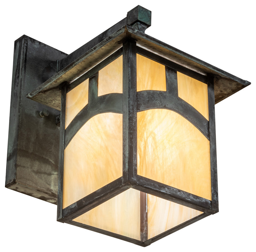 9 Wide Seneca Hill Top Straight Arm Wall Sconce