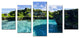 Ready2hangart Chris Doherty 'Seaglass' 5-piece Canvas Wall Art