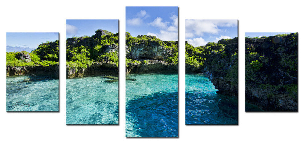 Ready2hangart Chris Doherty 'Seaglass' 5-piece Canvas Wall Art