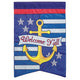 Flag Anchor Welcome Yall 13x18