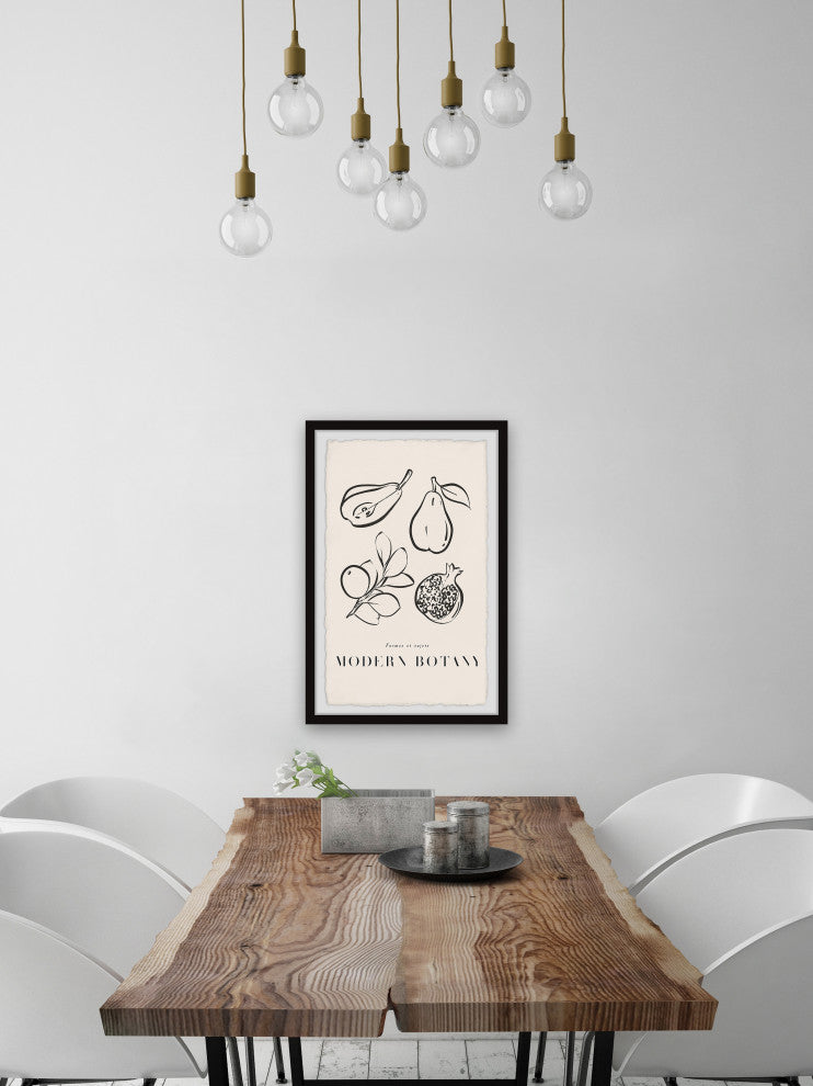 "Modern Botany" Framed Painting Print, 12x18