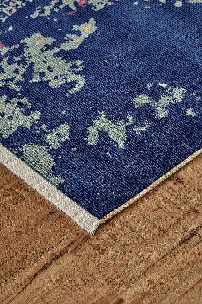 Weave & Wander Tessina Rug, Blue/Multi, 9'6"x12'7"