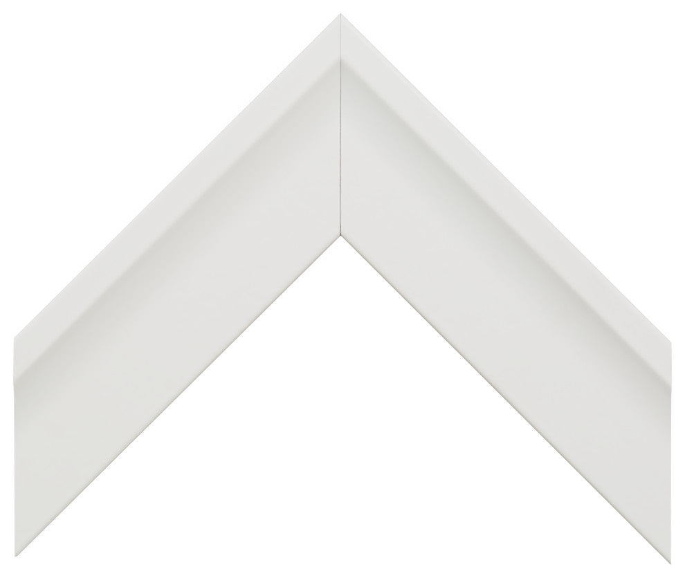 Morgan Framed Wall Mirror, White, 28"x54"