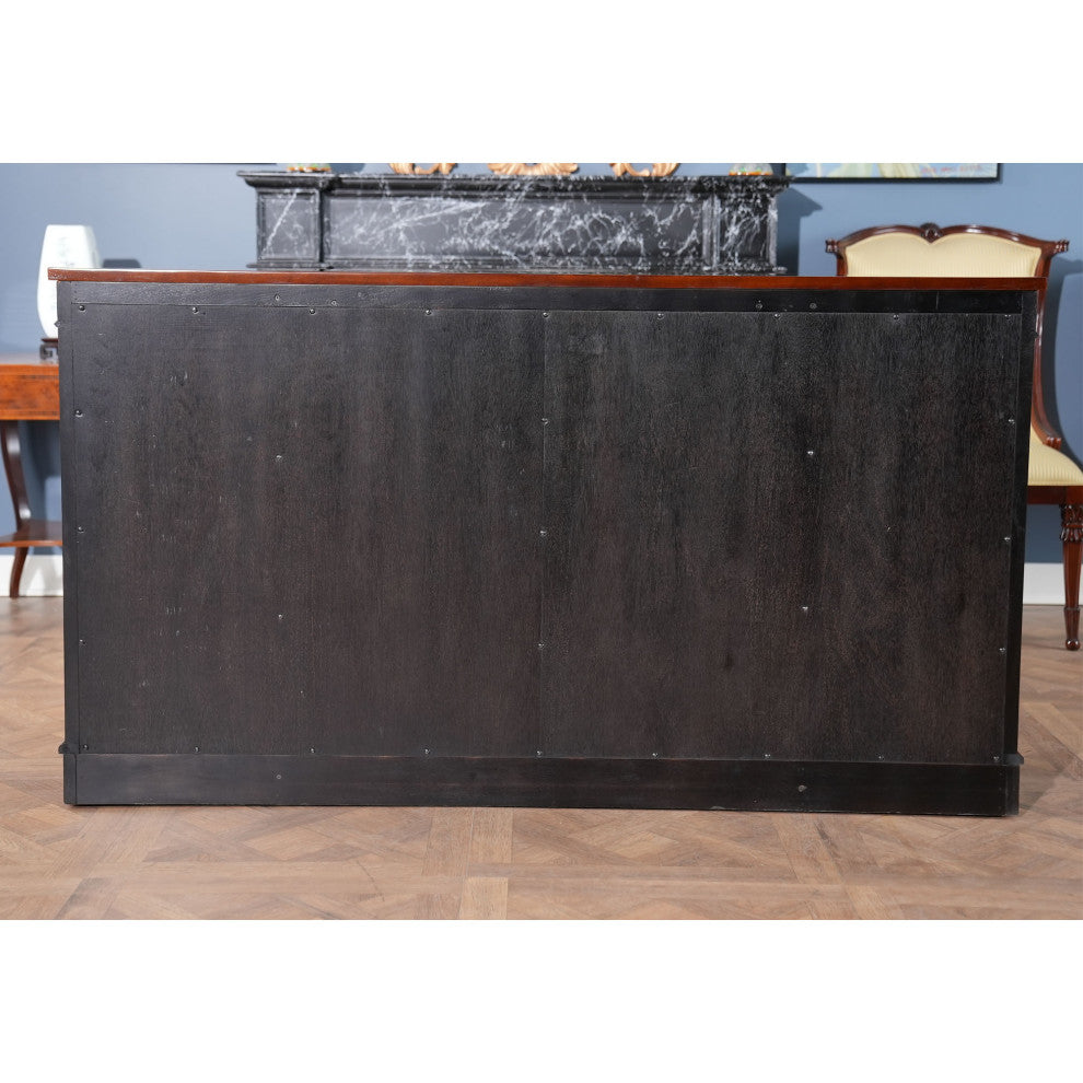 NOF115 Mahogany Credenza With Pullout Slide